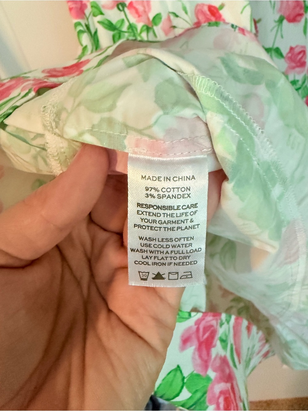 Hill House Nap Floral Dress in Pink and Green - Picture 5 of 5